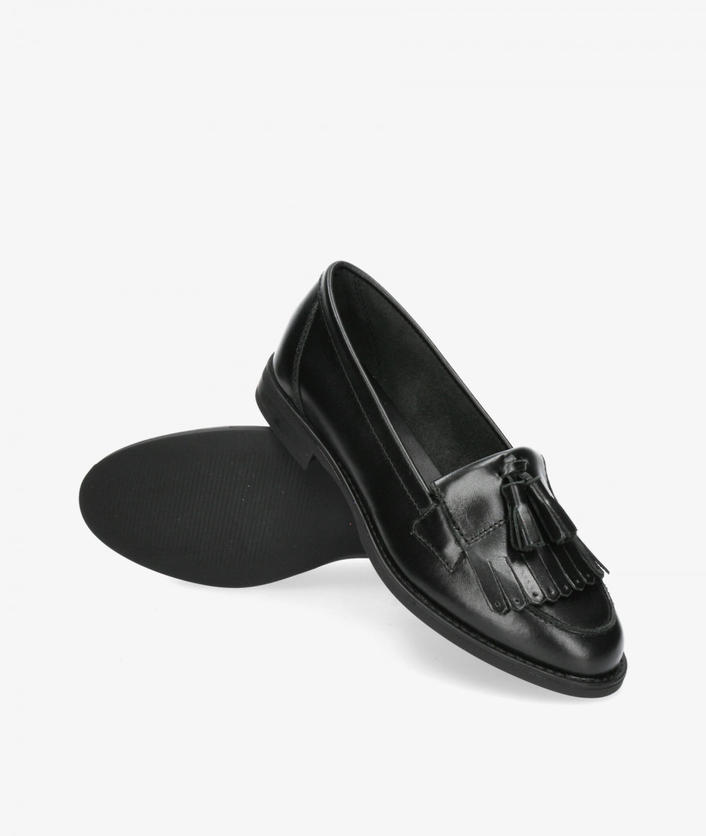 Mocasines Funny Lola 1110 en negro Mocasines Funny Lola 1110 en negro