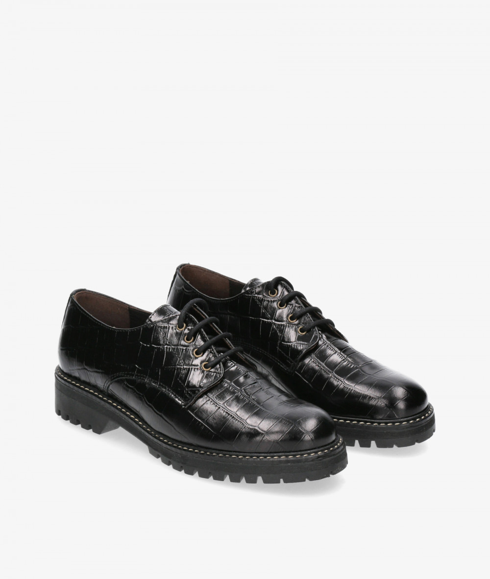 Zapatos inglés Kénnebec 684 en coco negro Zapatos inglés Kénnebec 684 en coco negro
