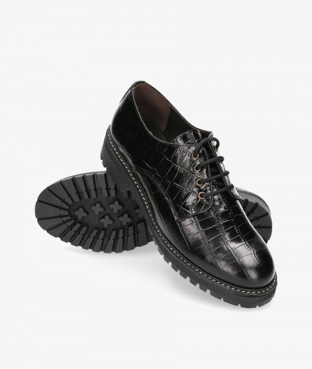 Zapatos inglés Kénnebec 684 en coco negro Zapatos inglés Kénnebec 684 en coco negro