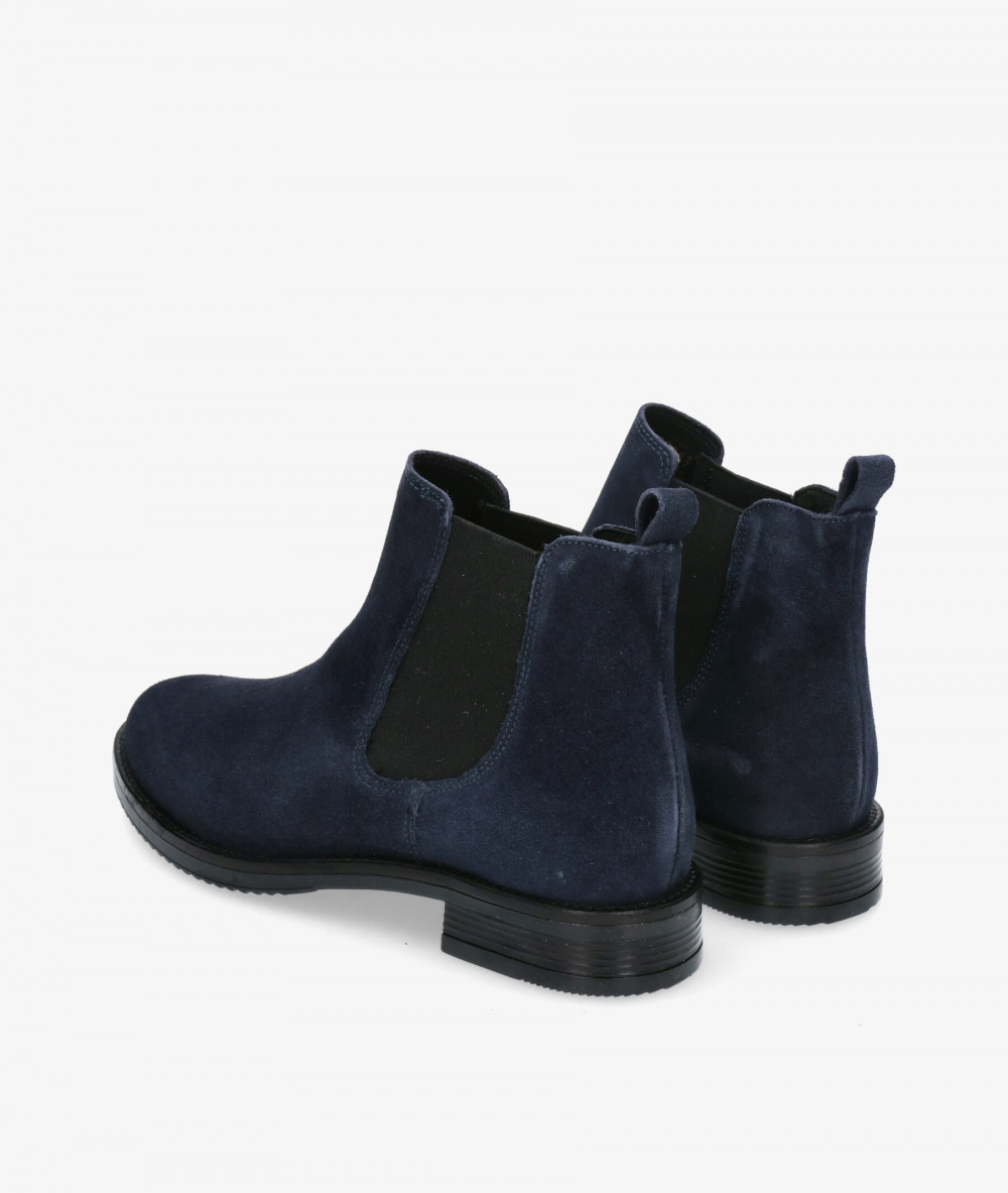 Botines pabloochoa.shoes  34779-R en serraje azul Botines pabloochoa.shoes  34779-R en serraje azul
