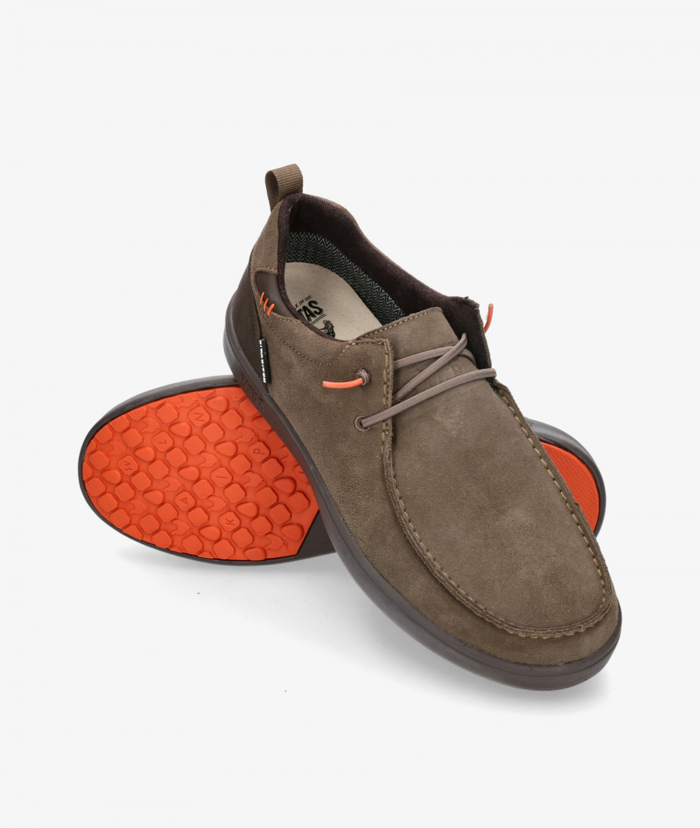 Zapatos casual Walk in Pitas ARAL en serraje taupe Zapatos casual Walk in Pitas ARAL en serraje taupe