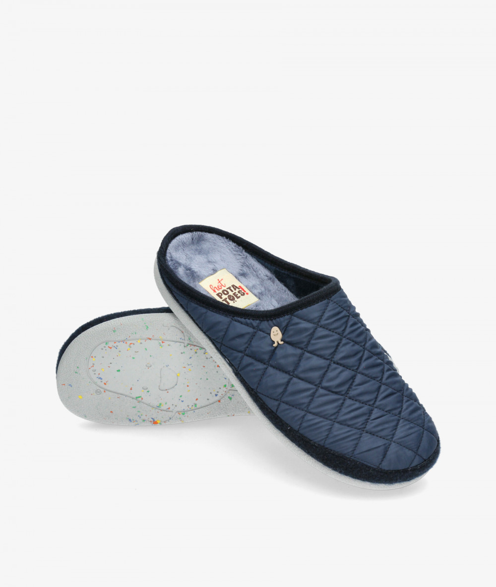Zapatillas de casa Hot potatoes  STAFFORD en azul marino Zapatillas de casa Hot potatoes  STAFFORD en azul marino