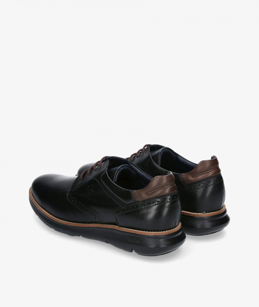 Zapatos casual Fluchos F1351 en negro Zapatos casual Fluchos F1351 en negro