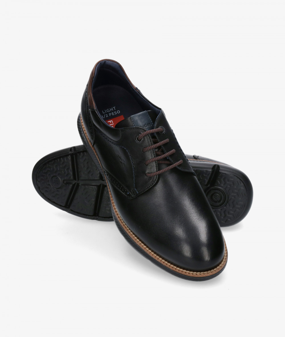 Zapatos casual Fluchos F1351 en negro Zapatos casual Fluchos F1351 en negro