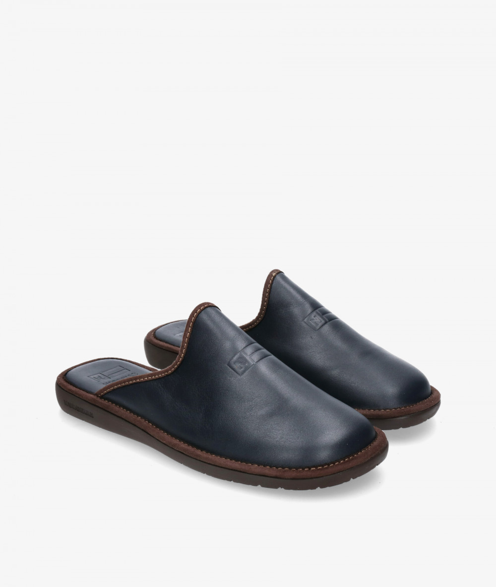 Zapatillas de casa Nordikas  188/F en azul marino Zapatillas de casa Nordikas  188/F en azul marino