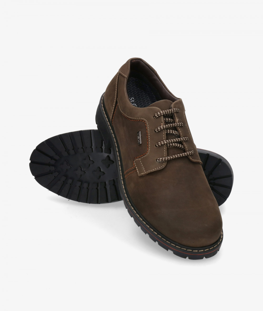 Zapatos casual St. Gallen CITY-01 en nobuck marrón Zapatos casual St. Gallen CITY-01 en nobuck marrón