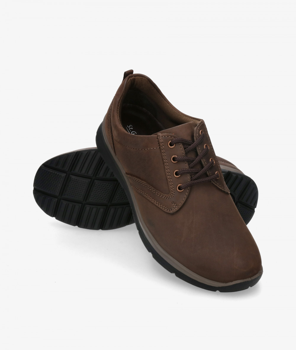 Zapatos casual St. Gallen DINO-04 en marrón Zapatos casual St. Gallen DINO-04 en marrón
