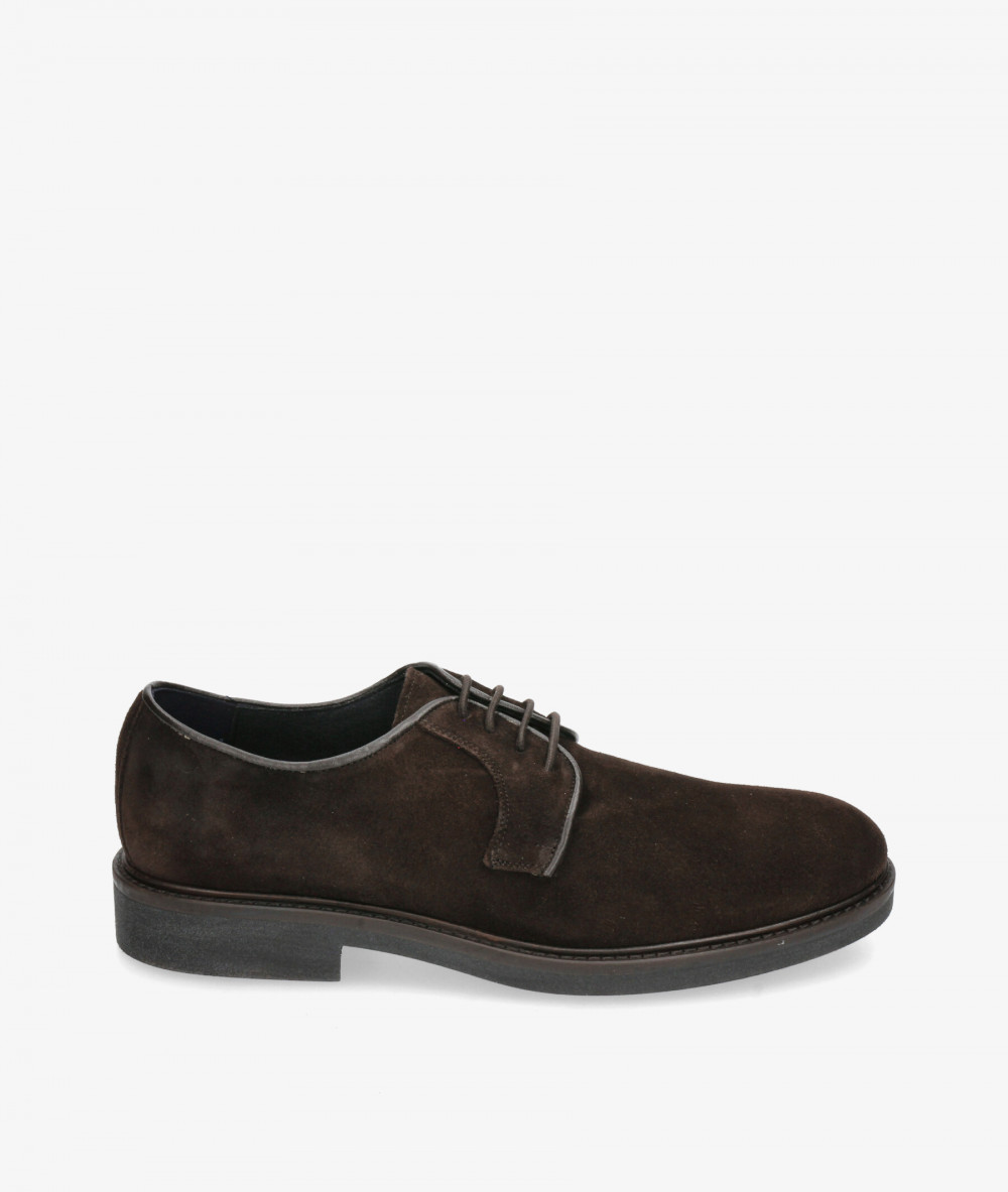 Zapatos de vestir Traveris 28751 en serraje marrón Zapatos de vestir Traveris 28751 en serraje marrón