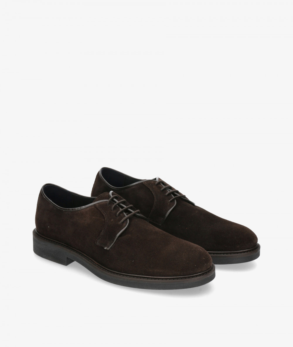 Zapatos de vestir Traveris 28751 en serraje marrón Zapatos de vestir Traveris 28751 en serraje marrón