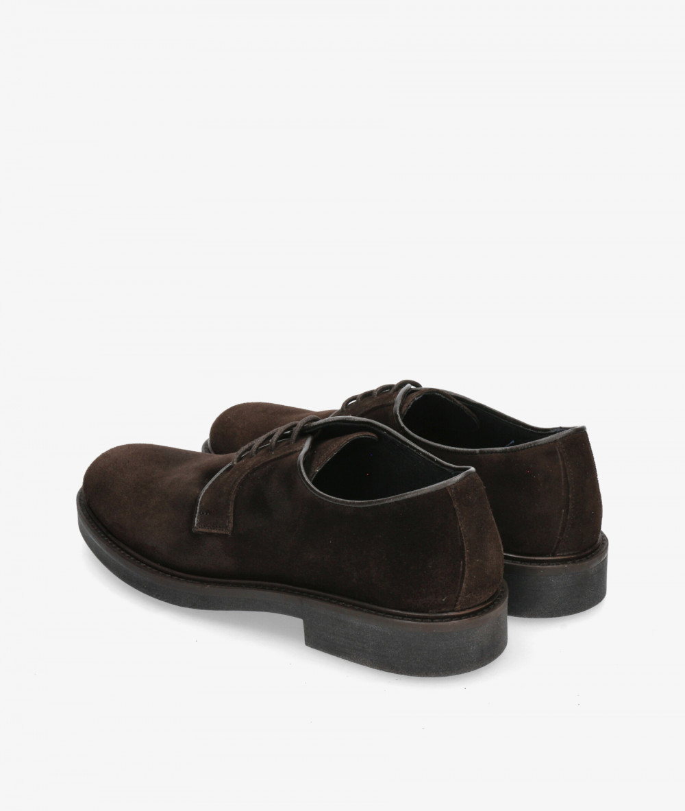 Zapatos de vestir Traveris 28751 en serraje marrón Zapatos de vestir Traveris 28751 en serraje marrón