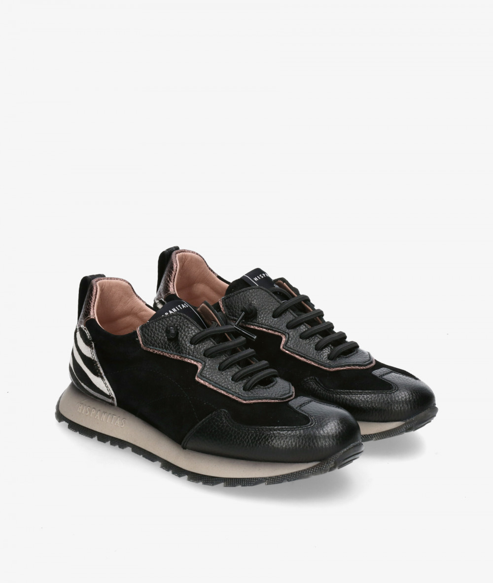 Deportivos Hispanitas  ZHI254312 en negro Deportivos Hispanitas  ZHI254312 en negro