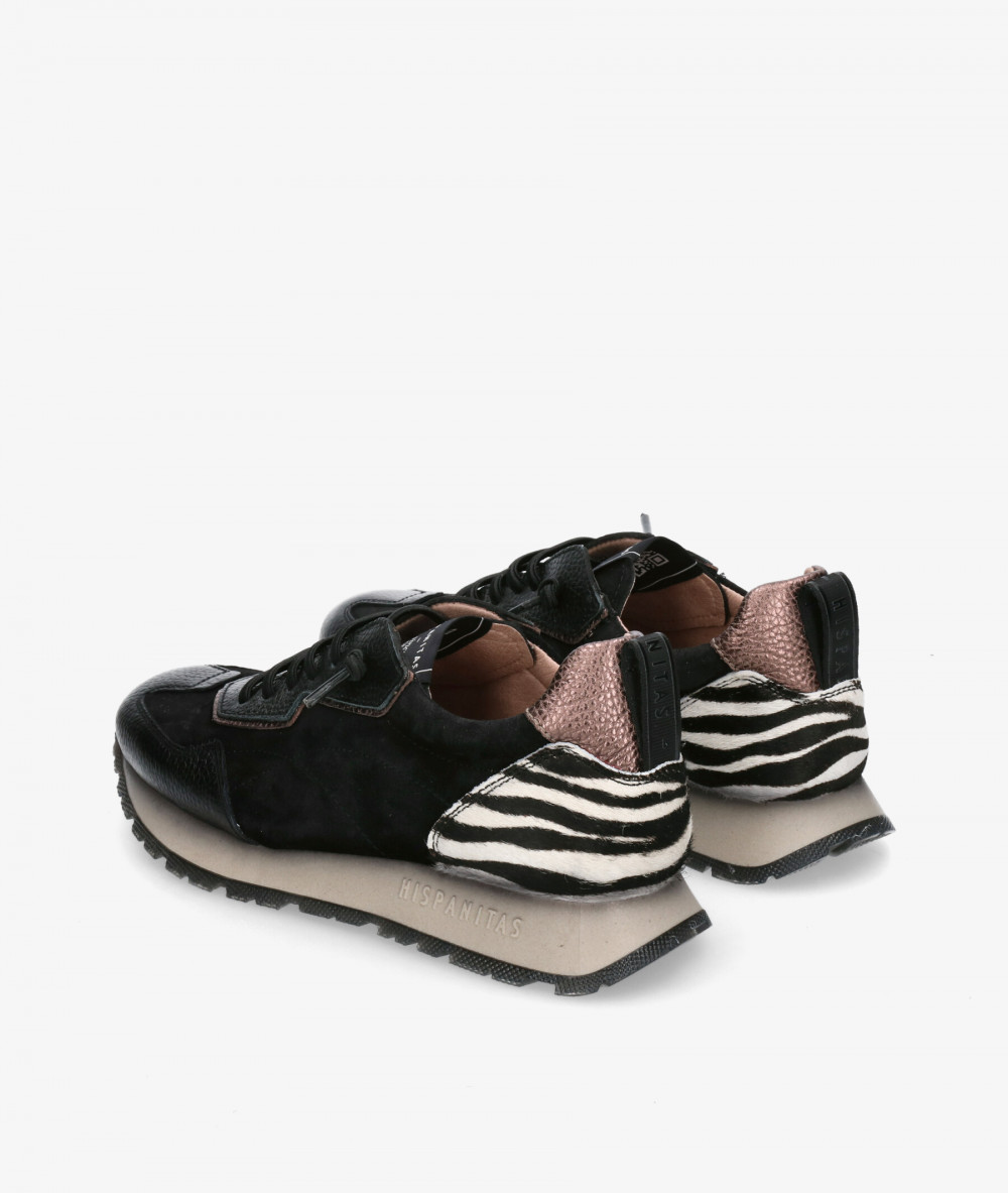 Deportivos Hispanitas  ZHI254312 en negro Deportivos Hispanitas  ZHI254312 en negro