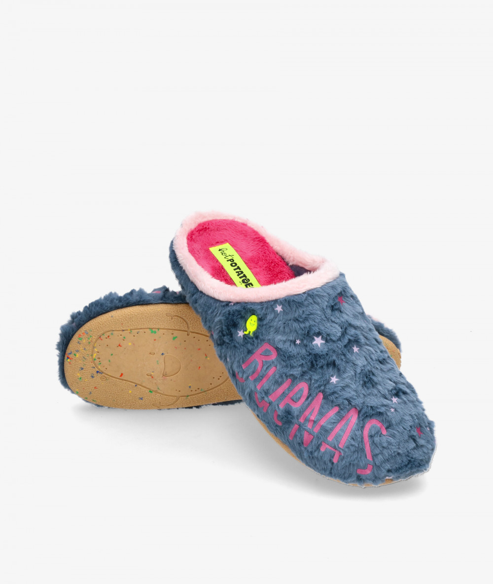 Zapatillas de casa Hot potatoes  VINING en jeans Zapatillas de casa Hot potatoes  VINING en jeans