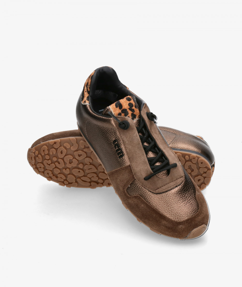 Deportivos Cetti  C-1379 SRA en taupe metalizado Deportivos Cetti  C-1379 SRA en taupe metalizado