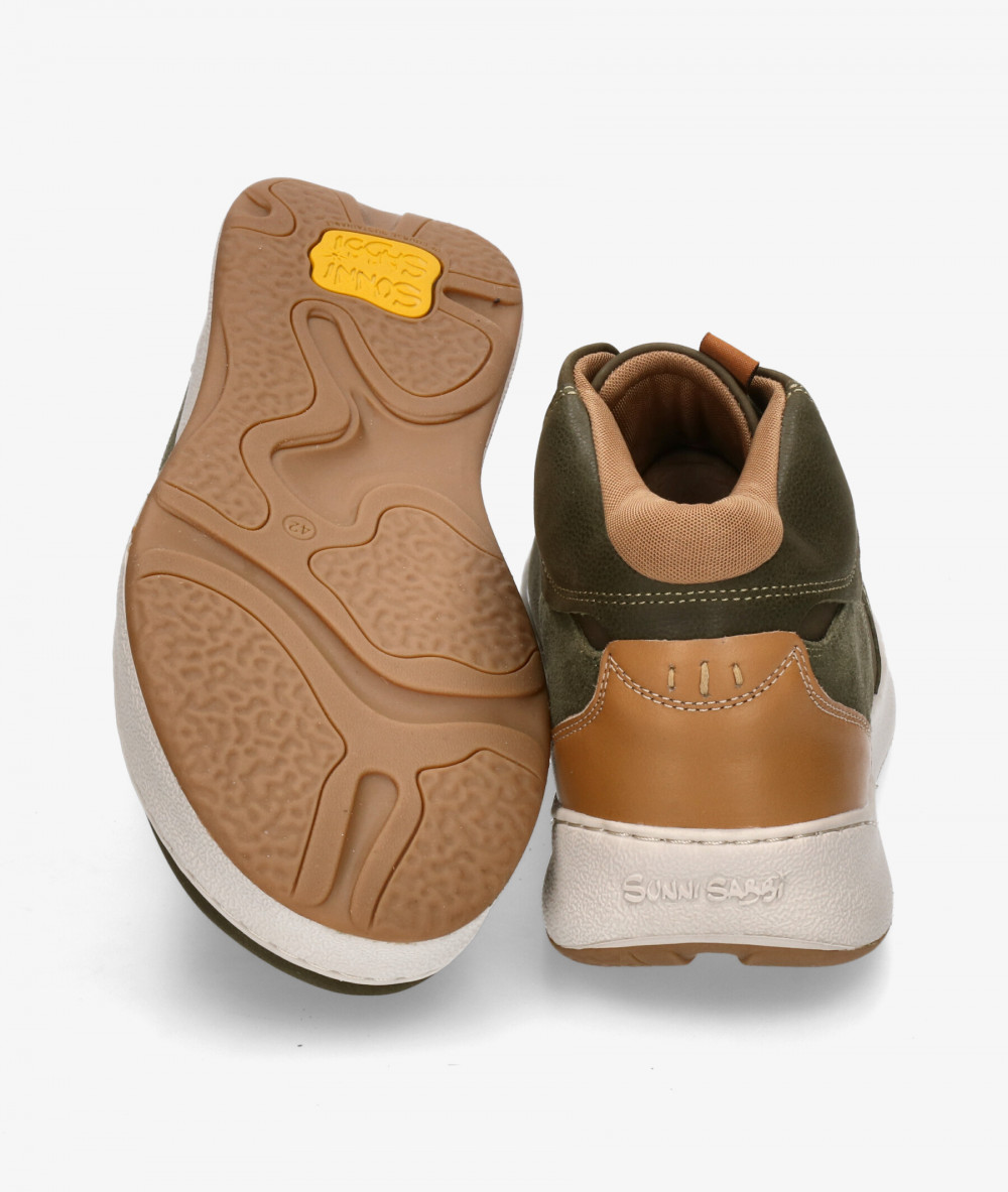 Sunni Sabbi Barefoot shoes SENZO 019 in kaki