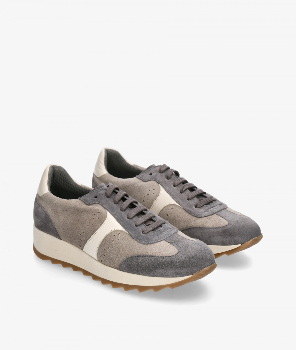 Deportivos bloom&you  ONA en serraje gris Deportivos bloom&you  ONA en serraje gris