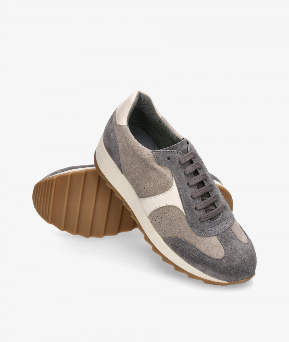 Deportivos bloom&you  ONA en serraje gris Deportivos bloom&you  ONA en serraje gris
