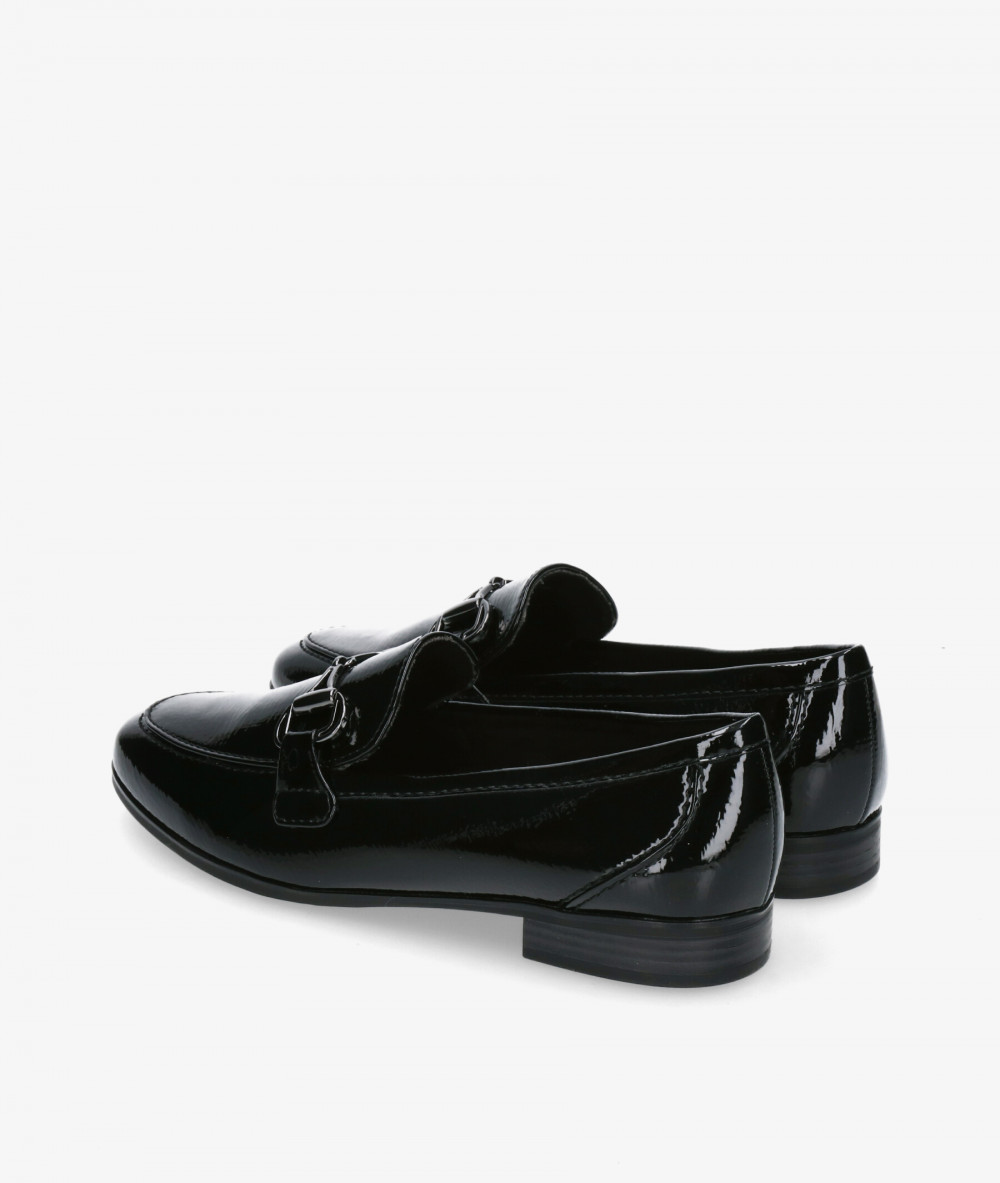 Mocasines MARCO TOZZI 2-24248-25 en charol negro Mocasines MARCO TOZZI 2-24248-25 en charol negro