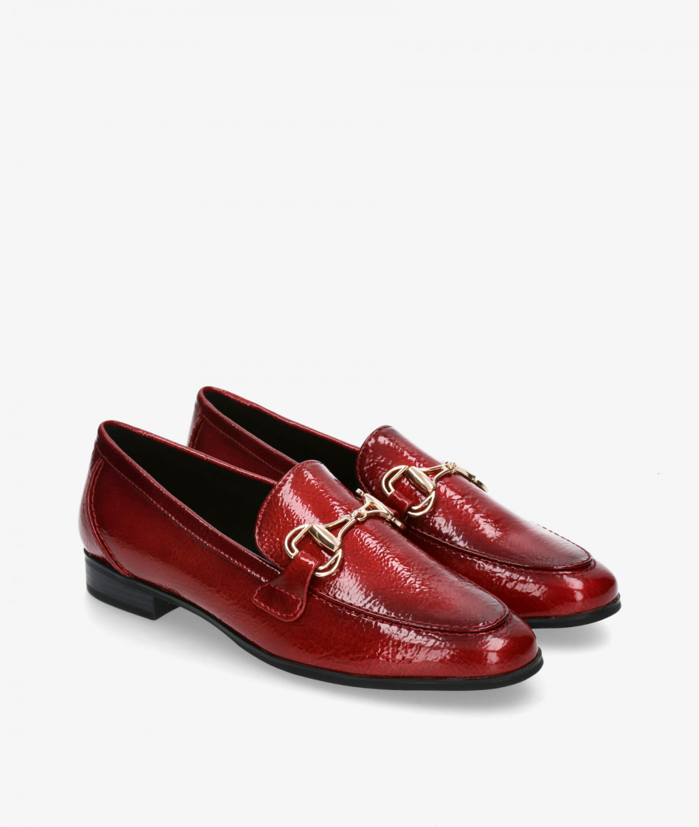 Mocasines MARCO TOZZI 2-24248-25 en charol rojo Mocasines MARCO TOZZI 2-24248-25 en charol rojo