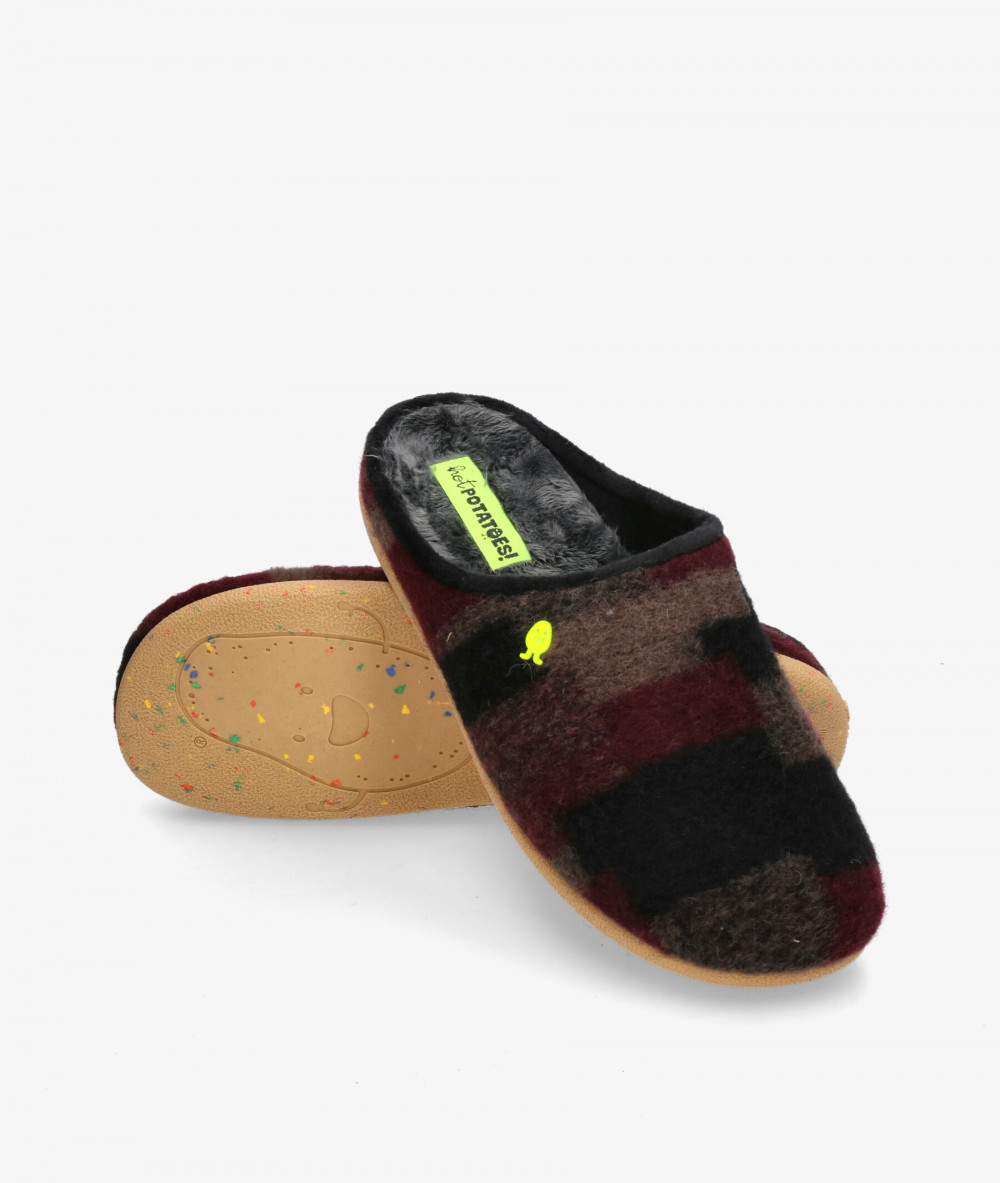 Zapatillas de casa Hot potatoes  SEBEKA en burdeos Zapatillas de casa Hot potatoes  SEBEKA en burdeos