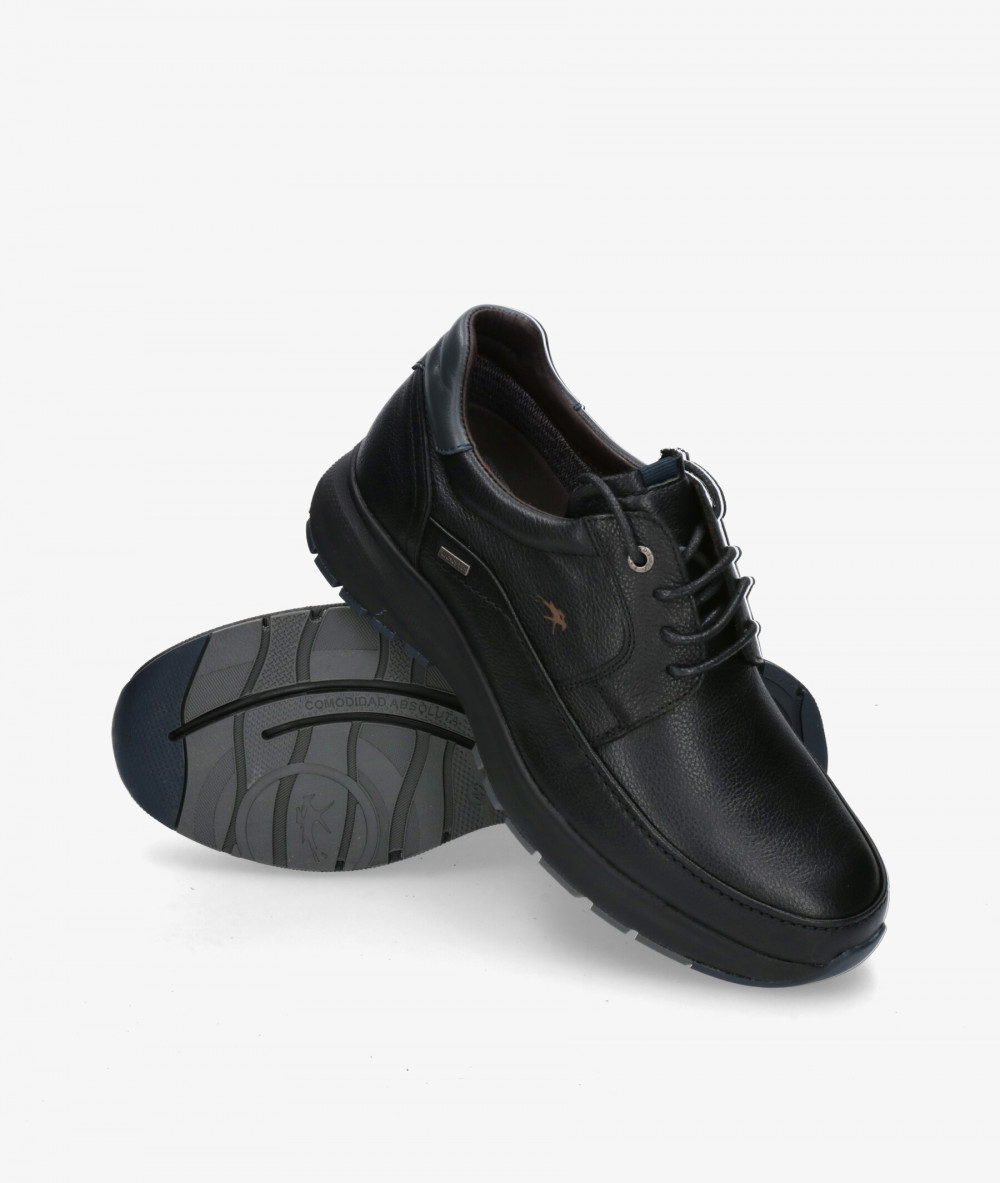 Zapatos casual Fluchos F2065 en negro Zapatos casual Fluchos F2065 en negro