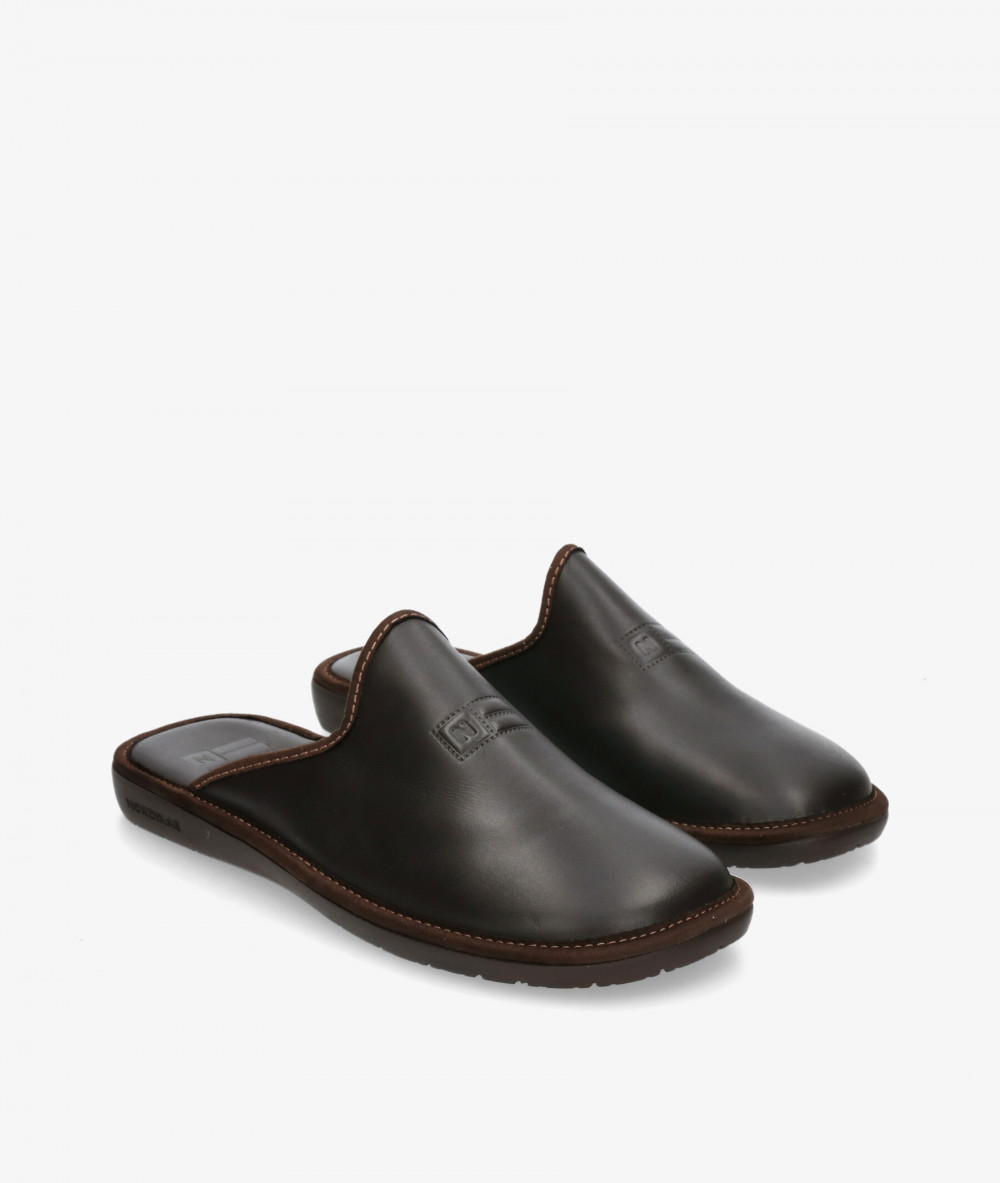 Zapatillas de casa Nordikas  188/F en marrón Zapatillas de casa Nordikas  188/F en marrón