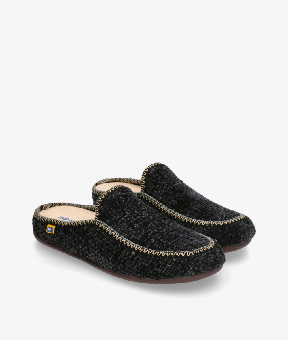 Zapatillas de casa Nordikas  2195 en negro Zapatillas de casa Nordikas  2195 en negro