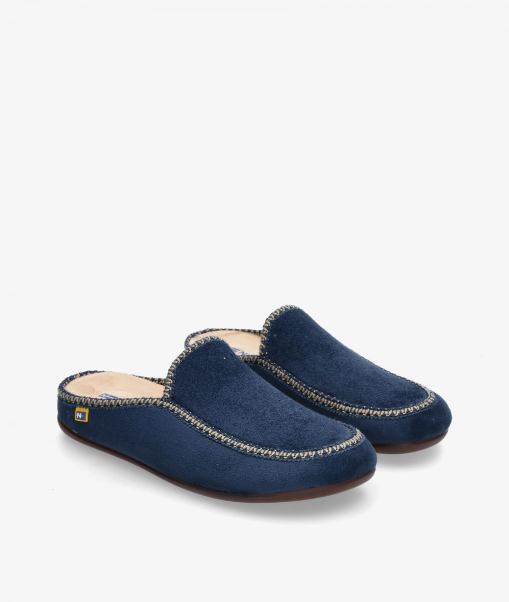 Zapatillas de casa Nordikas  2195 en azul marino Zapatillas de casa Nordikas  2195 en azul marino