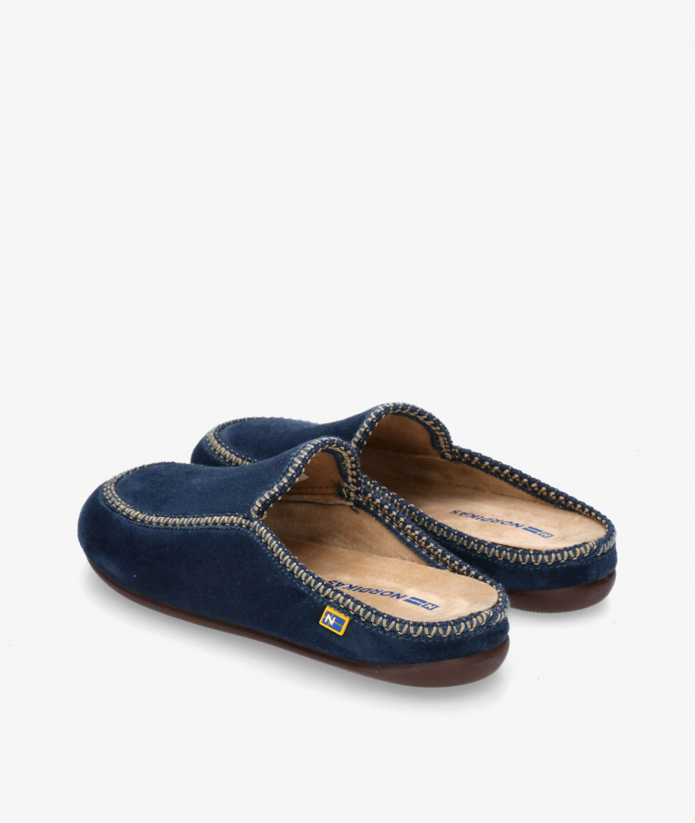 Zapatillas de casa Nordikas  2195 en azul marino Zapatillas de casa Nordikas  2195 en azul marino