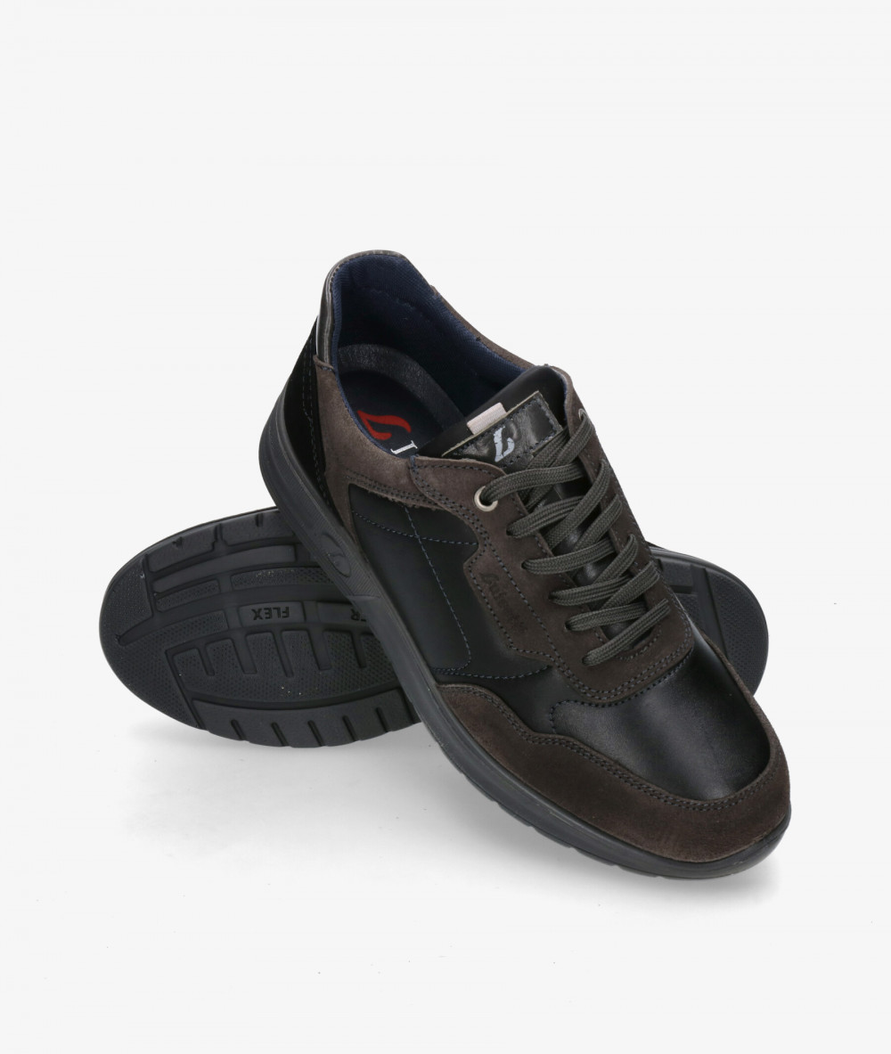 Deportivos LUISETTI  36224 BI en negro Deportivos LUISETTI  36224 BI en negro