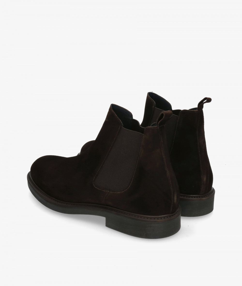 Traveris Boots  28969 in brown split suede