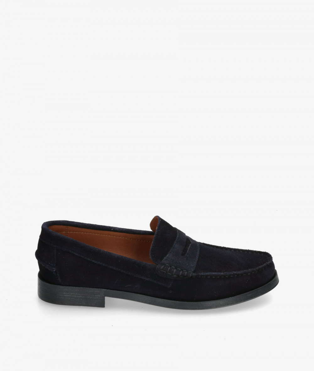 Zapatos de vestir Traveris 93000 en serraje azul Zapatos de vestir Traveris 93000 en serraje azul