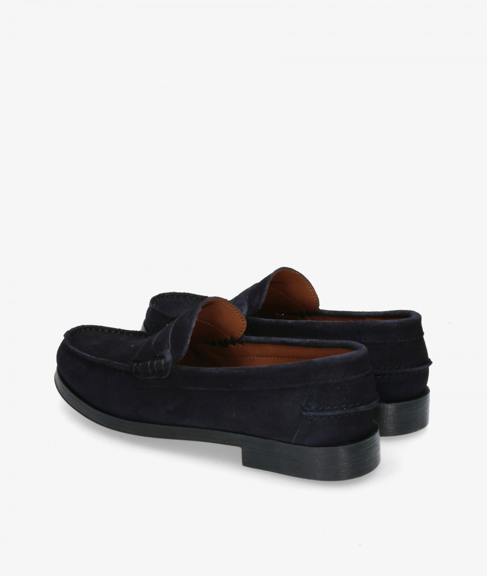Zapatos de vestir Traveris 93000 en serraje azul Zapatos de vestir Traveris 93000 en serraje azul