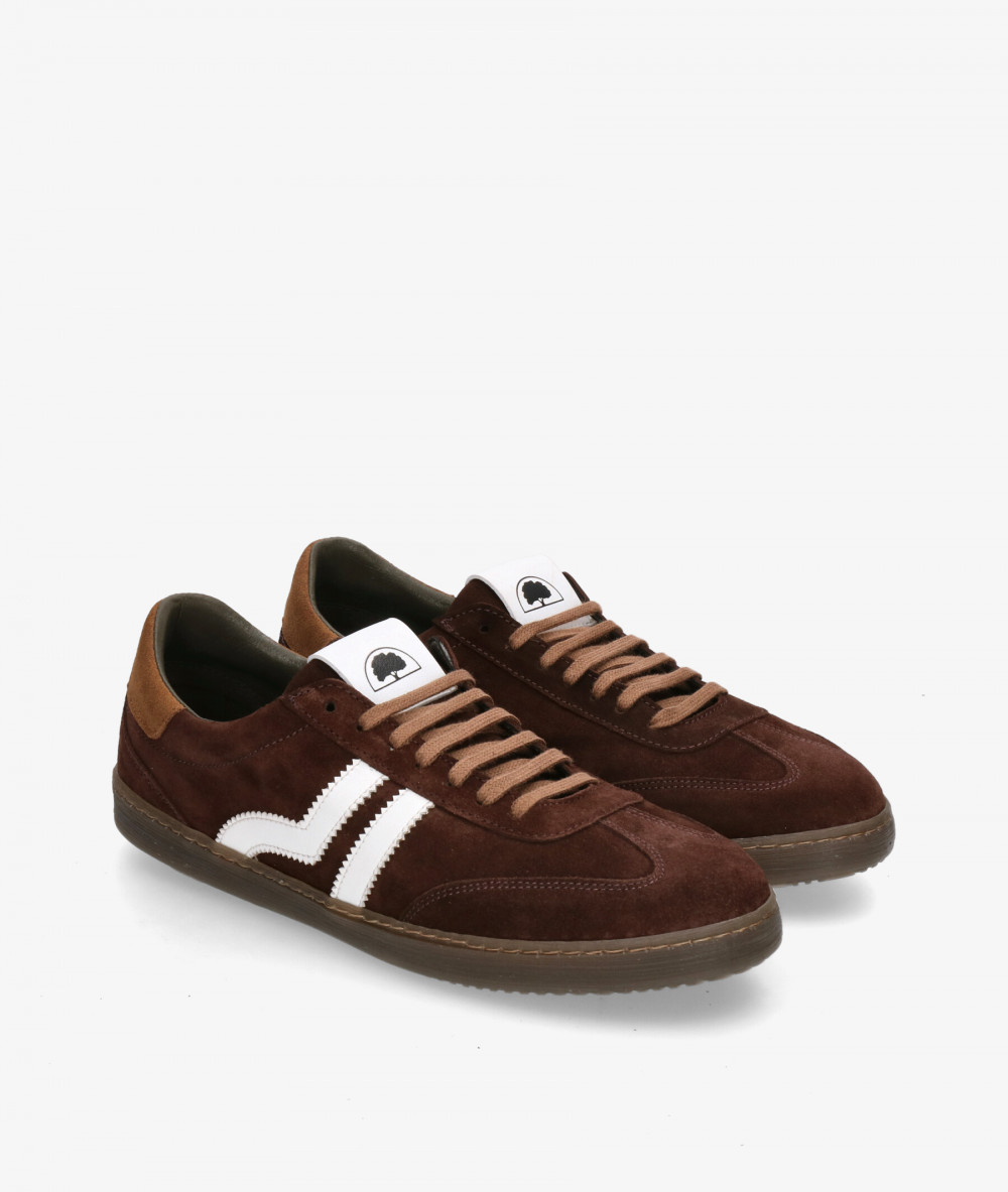 Traveris Sneakers  84896 in brown split suede Traveris Sneakers  84896 in brown split suede