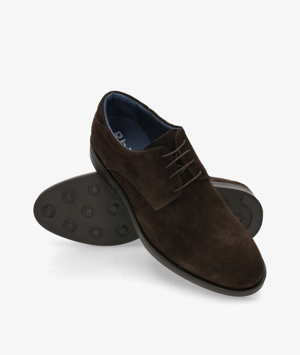 Zapatos casual pabloochoa.shoes  3000 en serraje marrón Zapatos casual pabloochoa.shoes  3000 en serraje marrón