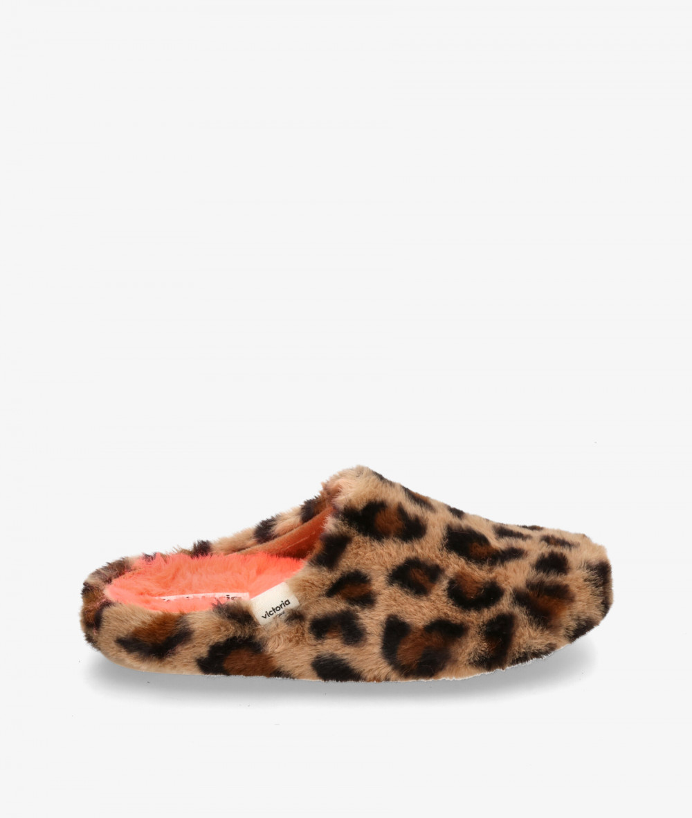 Victoria Slippers  1081124 in leopard print Victoria Slippers  1081124 in leopard print