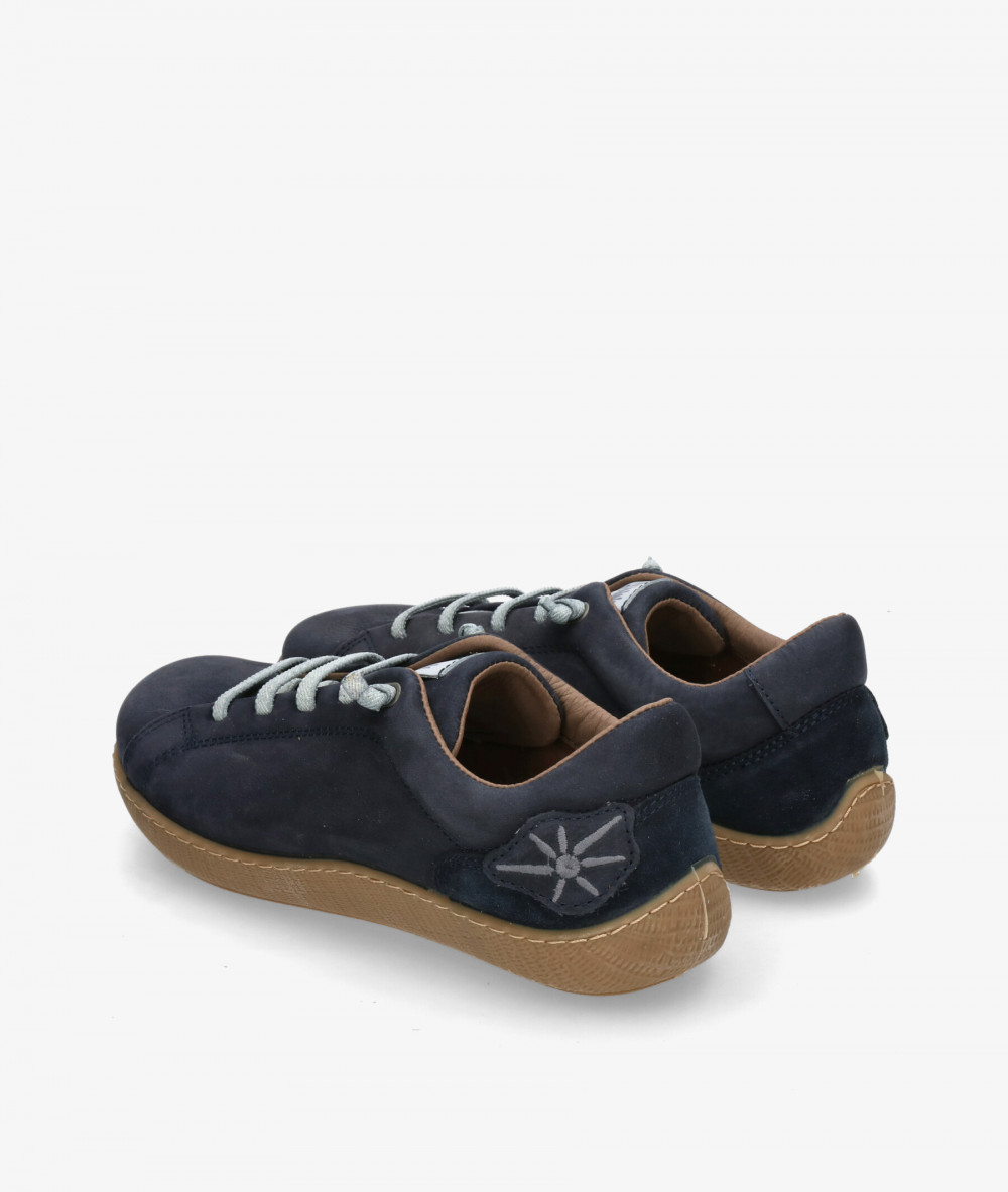 Sunni Sabbi everyday low heels shoes NANTAI 064 in navy blue
