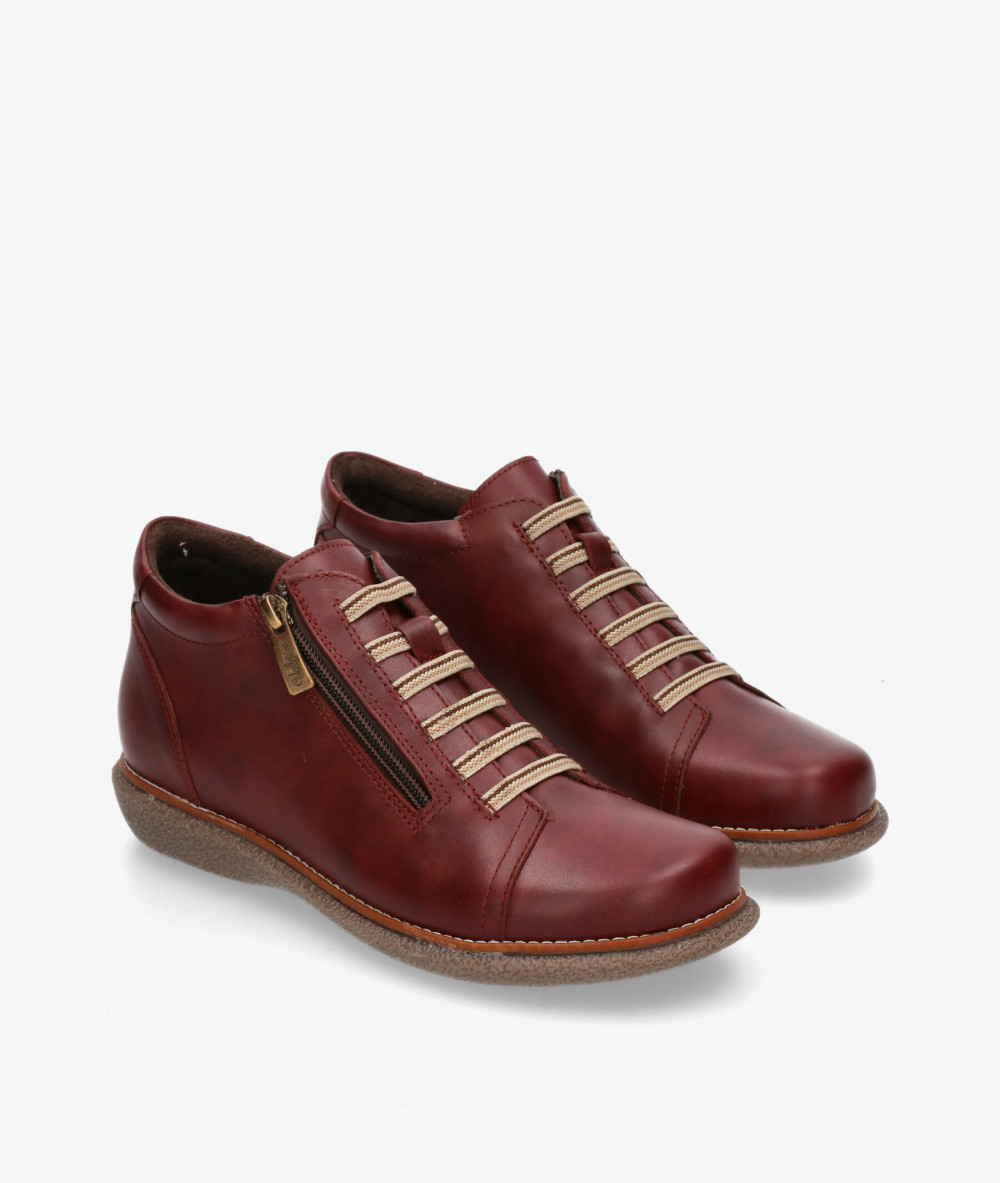 Botines Valeria´s  2354 en cereza Botines Valeria´s  2354 en cereza