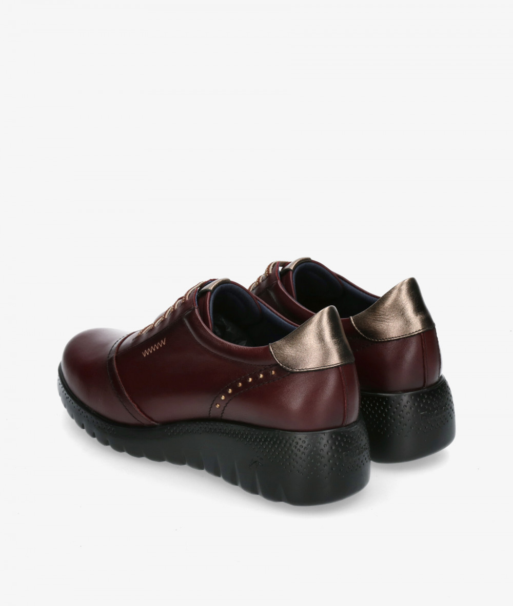 Zapatos confort Fluchos F2096 en burdeos Zapatos confort Fluchos F2096 en burdeos