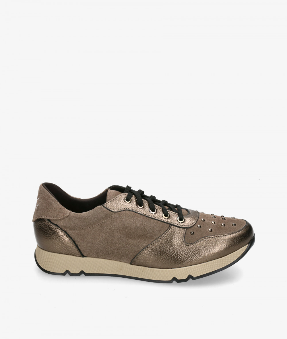 Deportivos bloom&you  UXÍA en taupe metalizado Deportivos bloom&you  UXÍA en taupe metalizado
