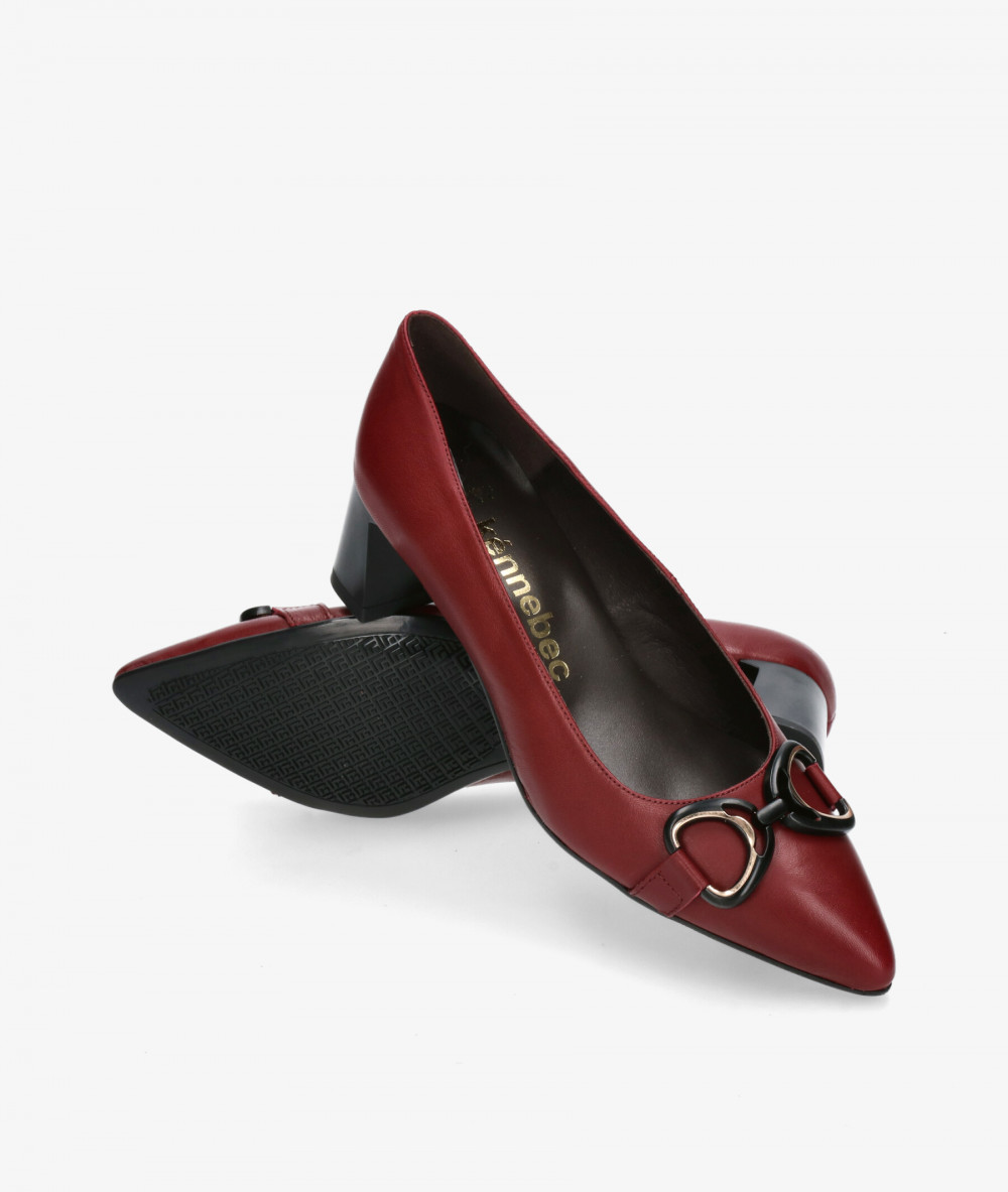 Zapatos de vestir Kénnebec 963 en burdeos Zapatos de vestir Kénnebec 963 en burdeos