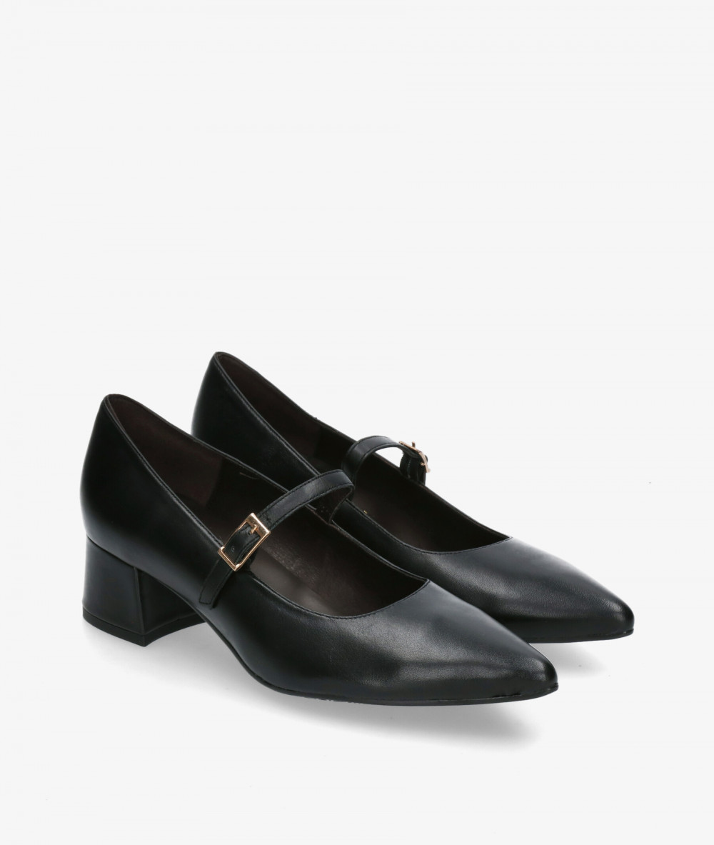 Kénnebec Dress medium heel shoes 965 in black Kénnebec Dress medium heel shoes 965 in black