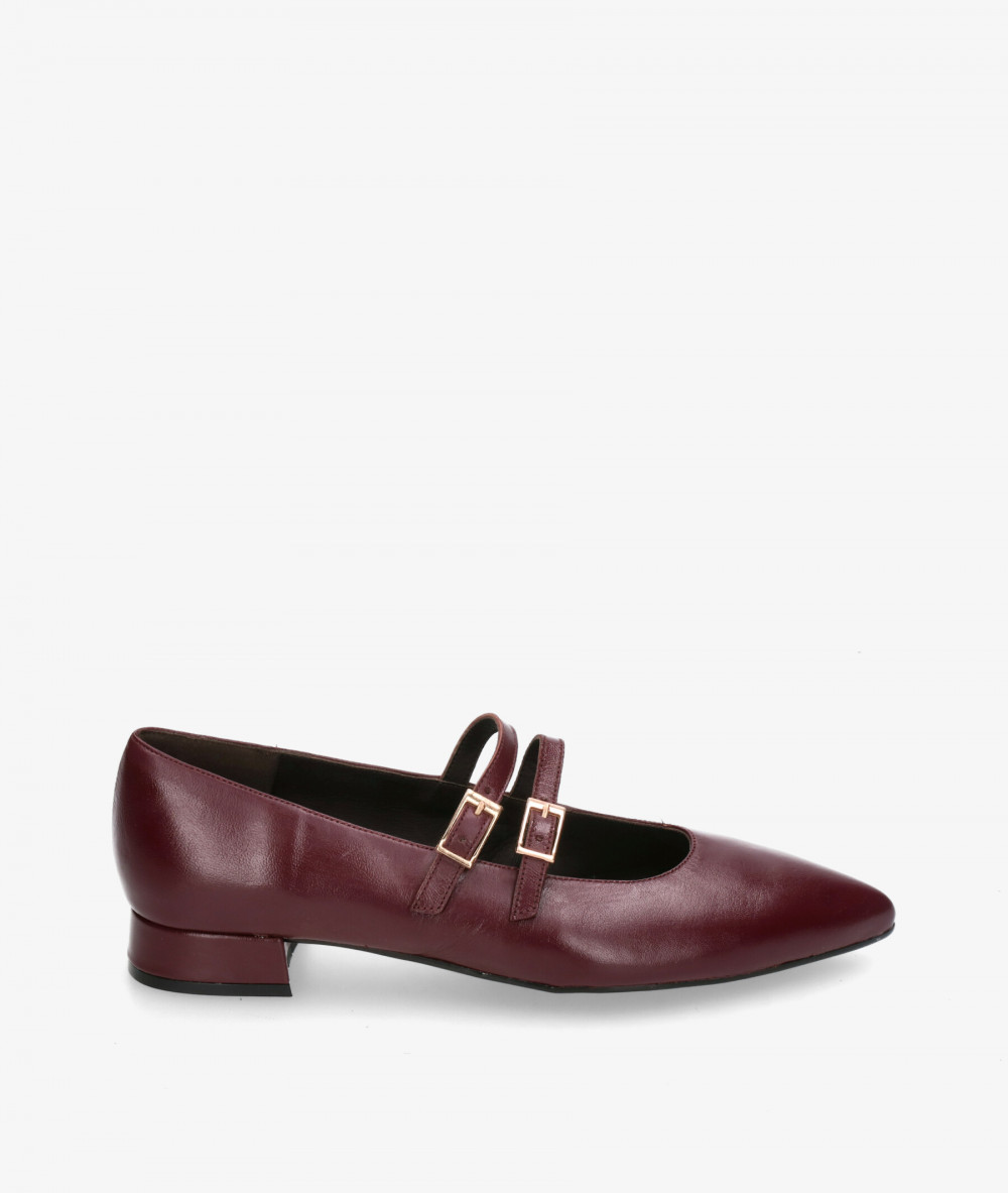 Kénnebec Dress low heel shoes 964 in burgundy Kénnebec Dress low heel shoes 964 in burgundy