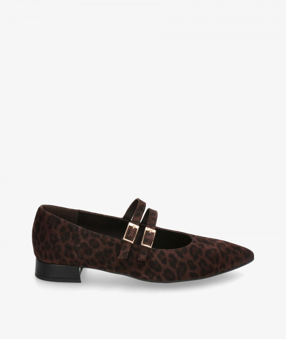 Kénnebec Dress low heel shoes 964 in leopard print Kénnebec Dress low heel shoes 964 in leopard print