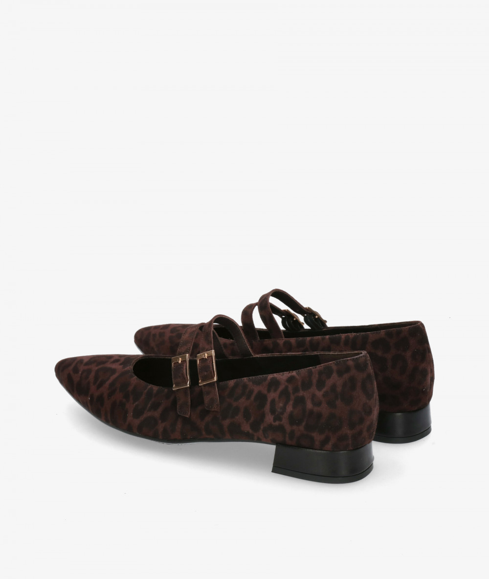 Kénnebec Dress low heel shoes 964 in leopard print Kénnebec Dress low heel shoes 964 in leopard print