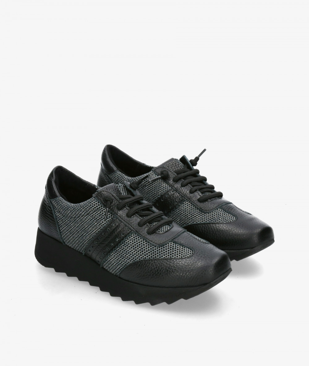 Deportivos pabloochoa.shoes  GEO 20-BANDA PICADA en negro Deportivos pabloochoa.shoes  GEO 20-BANDA PICADA en negro