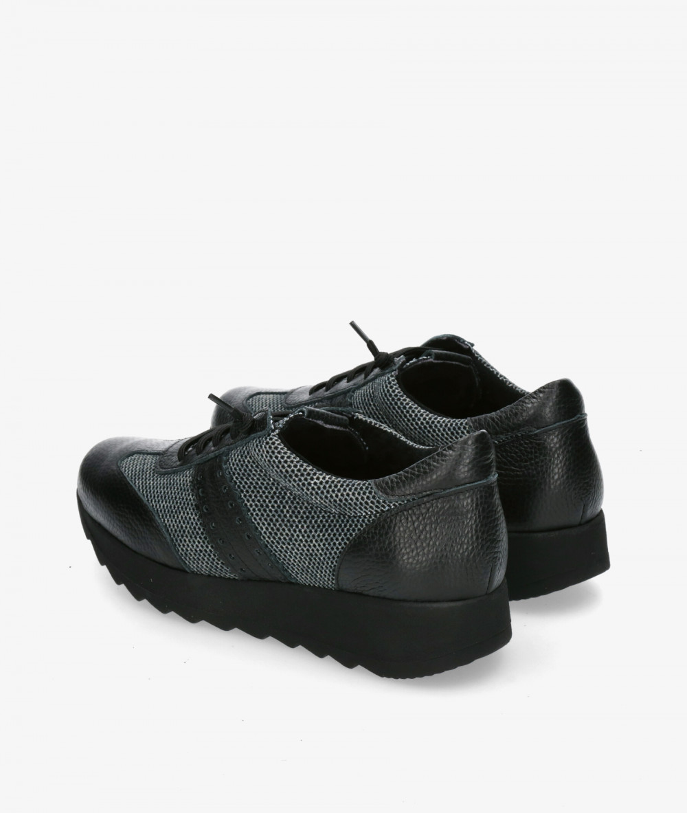Deportivos pabloochoa.shoes  GEO 20-BANDA PICADA en negro Deportivos pabloochoa.shoes  GEO 20-BANDA PICADA en negro