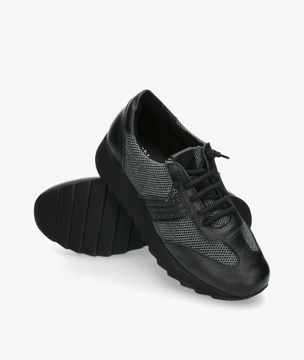Deportivos pabloochoa.shoes  GEO 20-BANDA PICADA en negro Deportivos pabloochoa.shoes  GEO 20-BANDA PICADA en negro