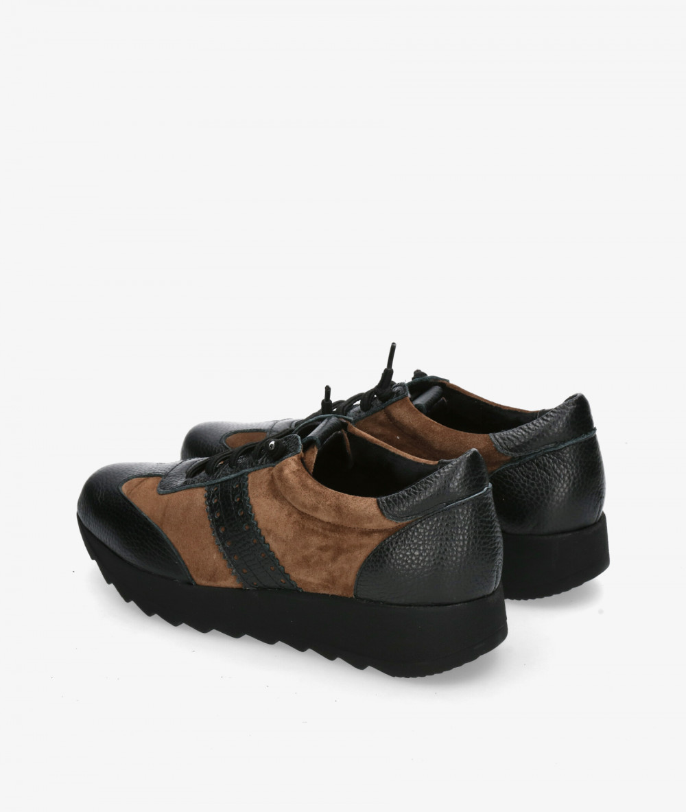 Deportivos pabloochoa.shoes  GEO 20-BANDA PICADA en serraje taupe Deportivos pabloochoa.shoes  GEO 20-BANDA PICADA en serraje taupe