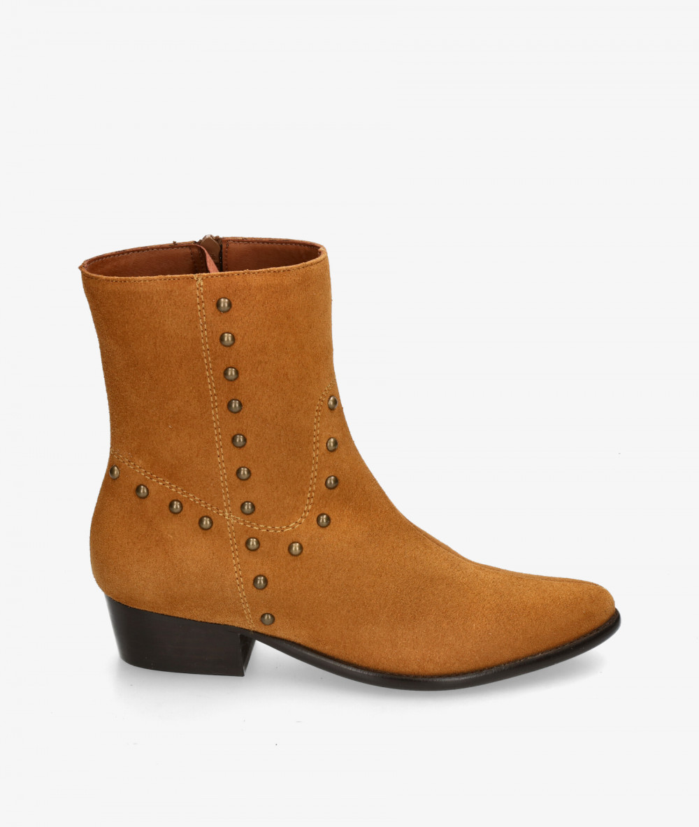 Botines bloom&you  ANNIE en serraje camel Botines bloom&you  ANNIE en serraje camel